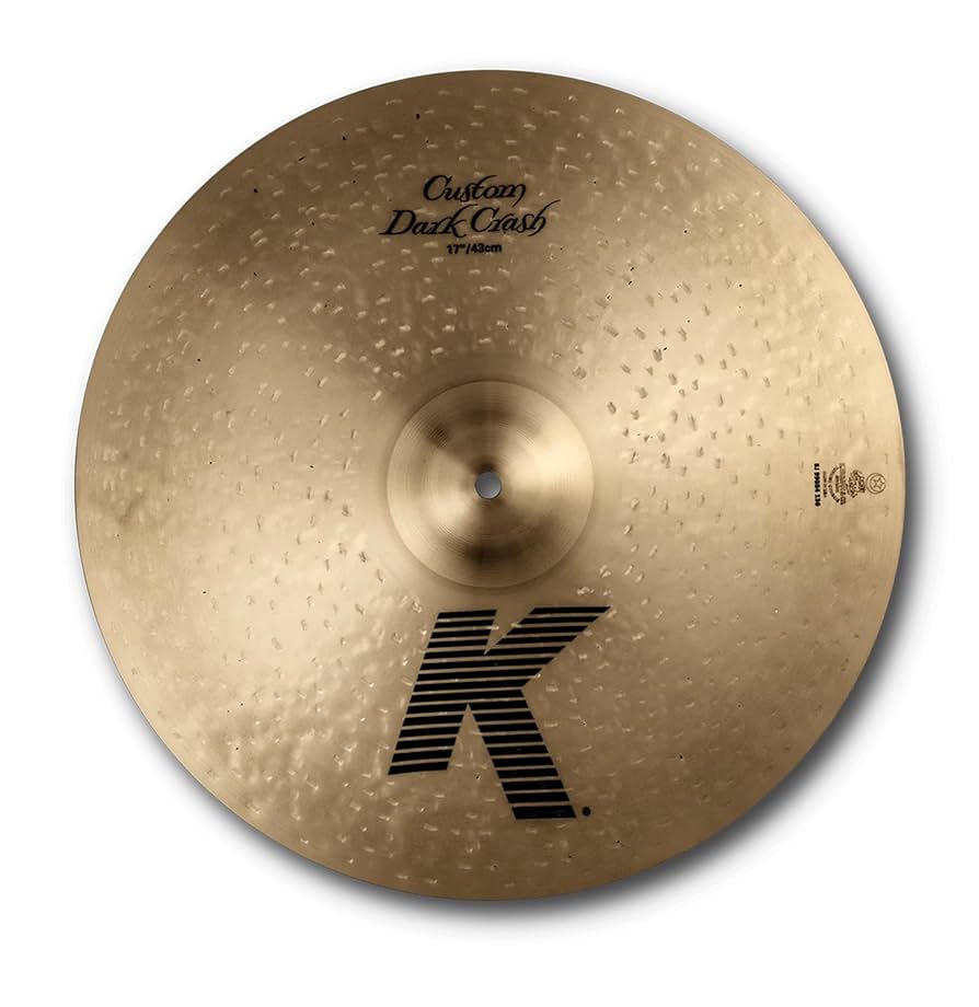 Amazon.com: Zildjian K Custom Dark Crash Cymbal - 17 Inches